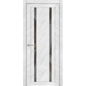 Дверь межкомнатная UniLine Mramor 30006/1 Marable Soft Touch монте белый