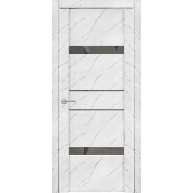 Uberture - Дверь межкомнатная UniLine Mramor 30036/1 Marable Soft Touch монте белый
