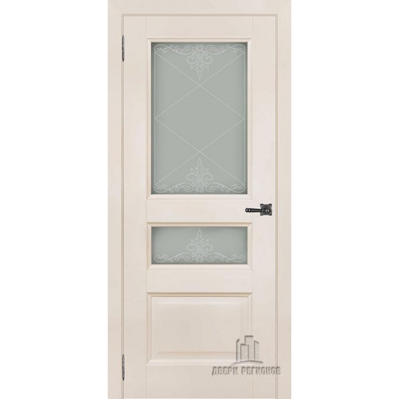 Regidoors - Дверь межкомнатная Аликанте 2 слоновая кость ral 9001 остекленная