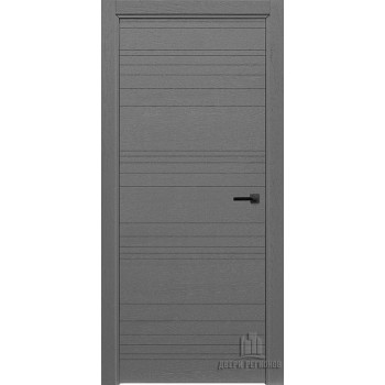 Дверь межкомнатная Linea grigio (ral 7015) глухая