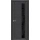 Uberture - Дверь межкомнатная UniLine 30004 SoftTouch атрацит soft touch остекленная