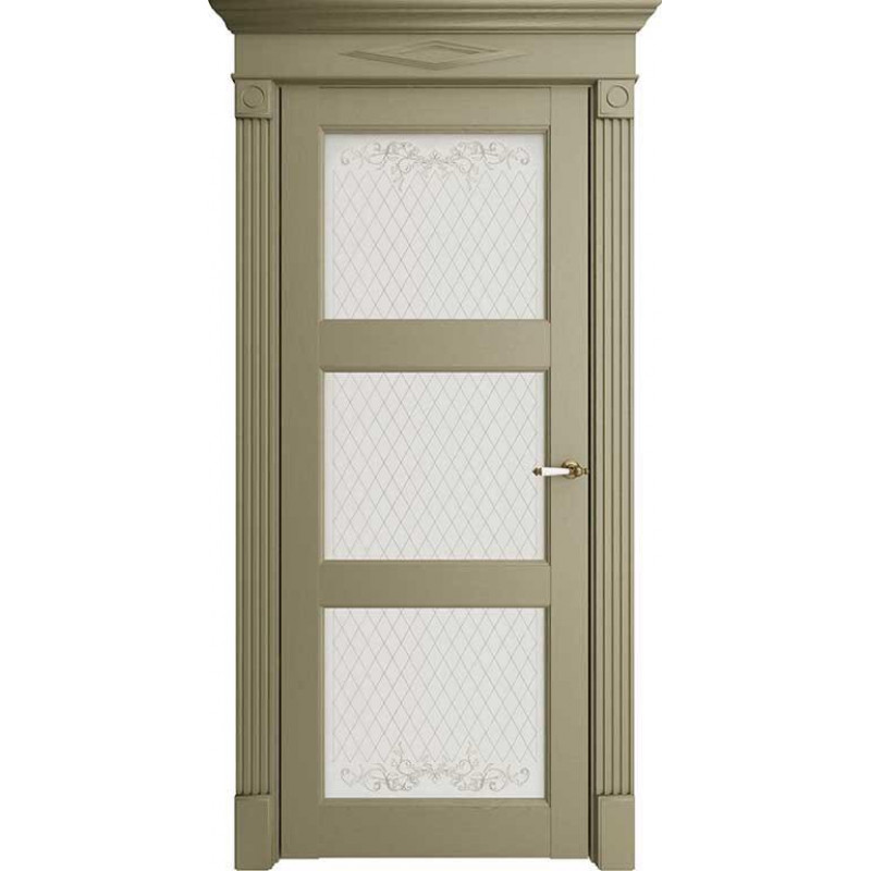 Uberture - Дверь межкомнатная Флоренс (Florence) 62003 каменный серена остекленная