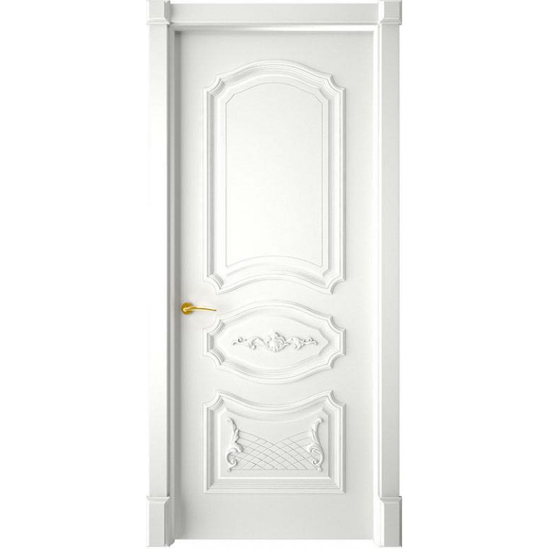 Regidoors - Дверь межкомнатная Багет 5/1 эмаль белая глухая