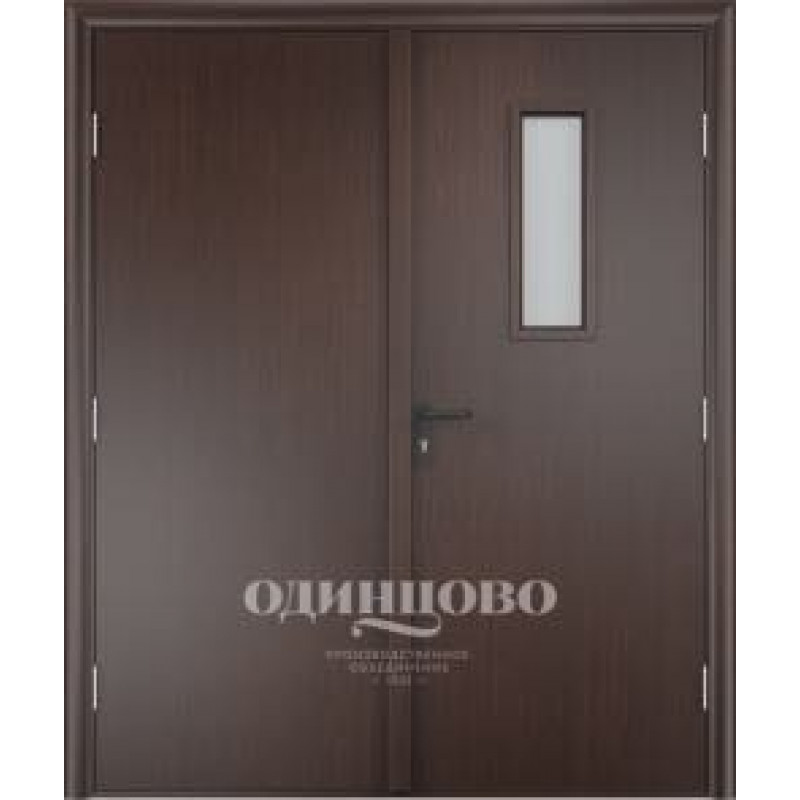 Verda - Противопожарная дверь ДПГ + ДПО стекло огнеупорное (ламинированная)