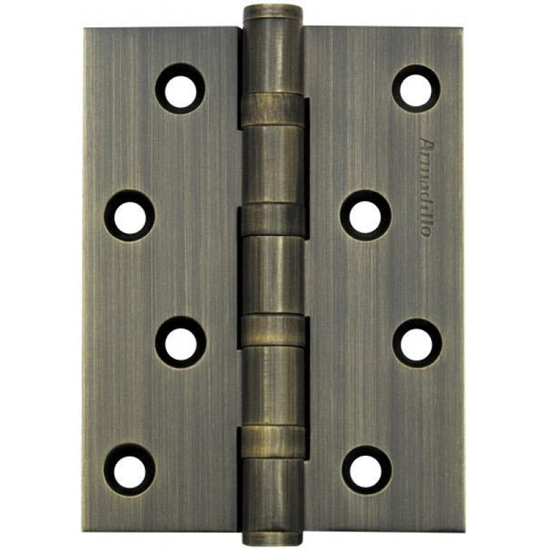 ARMADILLO - Петля Armadillo (Армадилло) универсальная IN4500UC-BL AB 100x75x3 INOX304 бронза БЛИСТЕР
