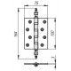 ARMADILLO - Петля Armadillo (Армадилло) универсальная IN4500UB AВ (500-B4) 100x75x3 бронза Box