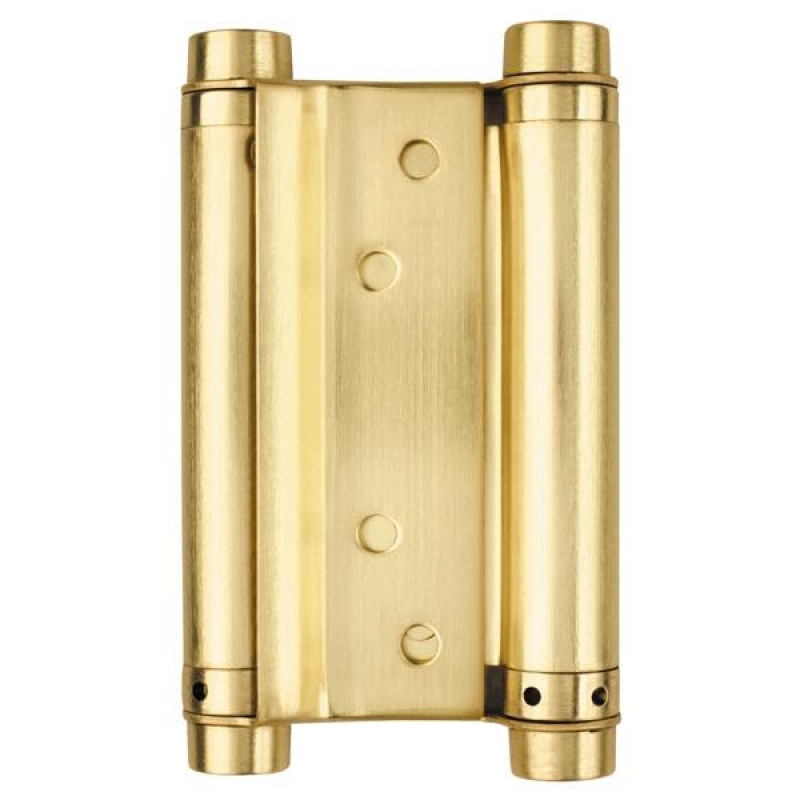 ARMADILLO - Петля Armadillo (Армадилло) пружинная двусторонняя BH586SS (125*86*1.5) SG (DAS SS 201-5) мат. золото