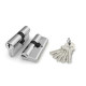 FUARO - Цилиндровый Fuaro (Фуаро) механизм 100 CA 80 mm (35+10+35) CP хром 3 кл.