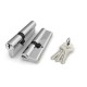 FUARO - Цилиндровый Fuaro (Фуаро) механизм 100 CA 90 mm (40+10+40) CP хром 3 кл.