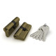 FUARO - Цилиндровый Fuaro (Фуаро) механизм R300/60 mm-BL (25+10+25) AB бронза 5 кл. БЛИСТЕР