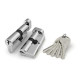FUARO - Цилиндровый Fuaro (Фуаро) механизм (R302/60) R3002Knob60(25+10+25) CP хром 5Key с вертушкой