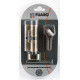 FUARO - Цилиндровый механизм Fuaro (Фуаро) с вертушкой R302/60 mm-BL (25+10+25) PB латунь 5 кл. БЛИСТЕР