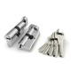 FUARO - Цилиндровый Fuaro (Фуаро) механизм (R602/70) R6002Knob70(30+10+30) CP хром 5Key с вертушкой