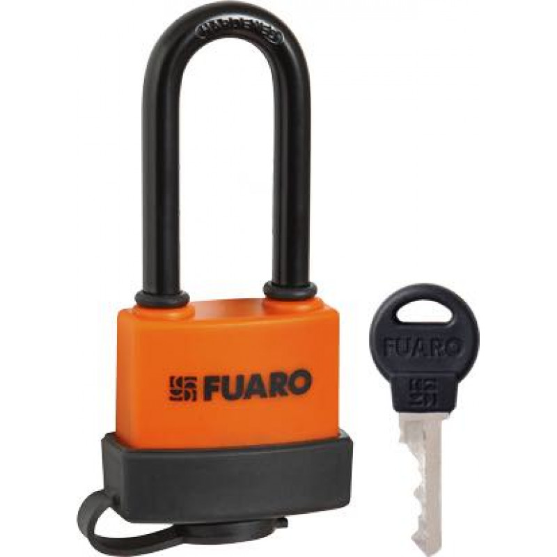 FUARO - Замок Fuaro (Фуаро) навесной PL-WEATHER-3640 LS 3key (PL-3640 LS) удл. дужка, англ./блистер