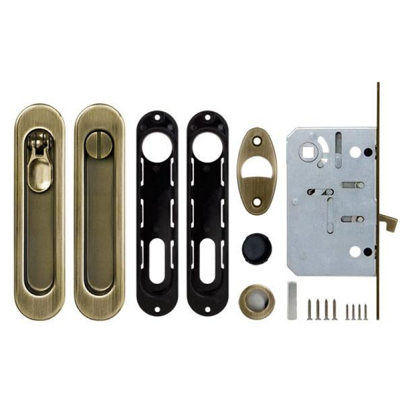 ARMADILLO - Набор Armadillo (Армадилло) для раздвижных дверей SH.LD152.KIT011-BK (SH011-BK) AB-7 бронза