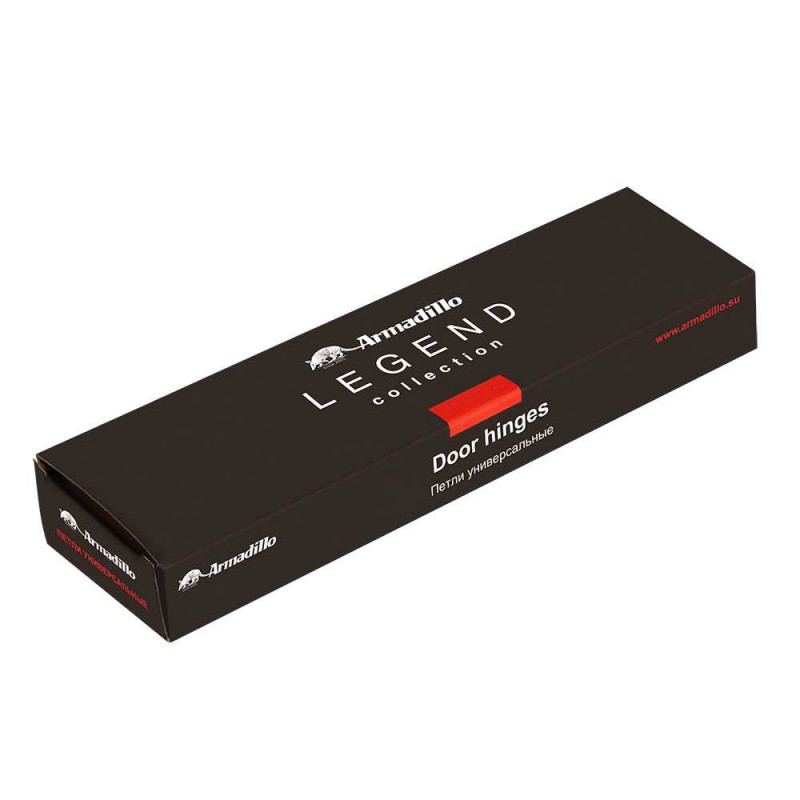 ARMADILLO - Петля Armadillo (Армадилло) универсальная IN4500UA WAB (500-A4) 100x75x3 мат. бронза Box