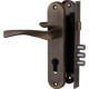 FUARO - Замок цилиндровый Fuaro (Фуаро) с в комплекте с ручкой LOCKSET.1511W/B (SET F1511W/B) AB бронза