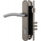 FUARO - Замок цилиндровый Fuaro (Фуаро) с в комплекте с ручкой LOCKSET.9013 (SET F9011) SN/CP мат.никель