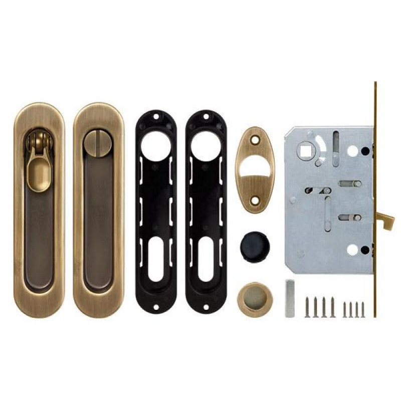 ARMADILLO - Набор Armadillo (Армадилло) для раздвижных дверей SH.LD152.KIT011-BK (SH011-BK) WAB-11 матовая бронза