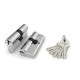 FUARO - Цилиндровый Fuaro (Фуаро) механизм 100 CA 62 mm (26+10+26) CP хром 5 кл.