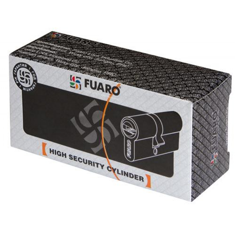 FUARO - Цилиндровый Fuaro (Фуаро) механизм 100 CA 62 mm (26+10+26) CP хром 5 кл.