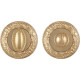 FUARO - Ручка Fuaro (Фуаро) поворотная BK6.R.SM58 (BK6 SM) GOLD-24 золото24К