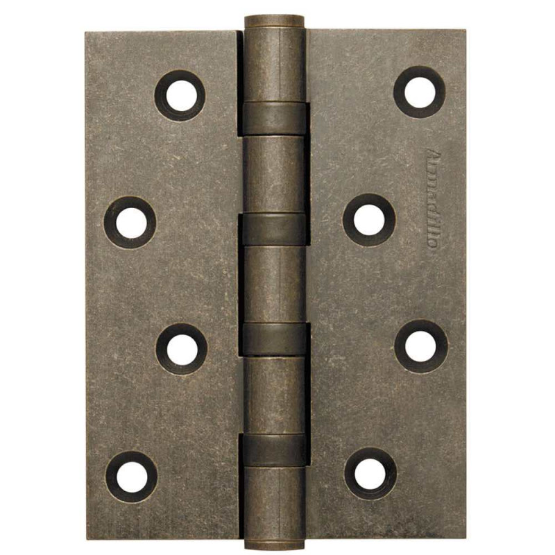 ARMADILLO - Петля Armadillo (Армадилло) универсальная IN4500UC AS (500-C4) 100x75x3 античное серебро Box