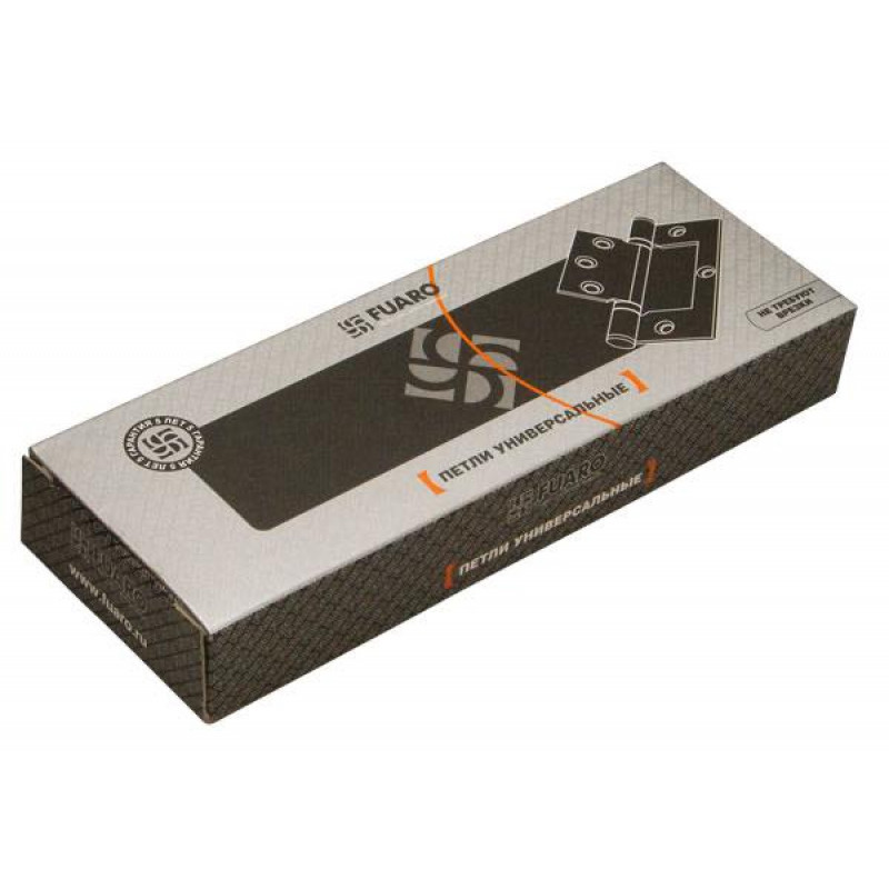 FUARO - Петля Fuaro (Фуаро) универсальная без врезки IN4300W SB (300-2BB 100x2,5) мат. золото
