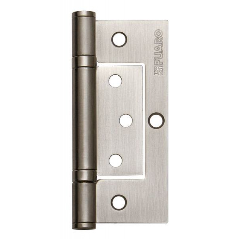 FUARO - Петля Fuaro (Фуаро) универсальная без врезки IN4300W-BL SN (300-2BB/BL 100x2,5) мат. никель БЛИСТЕР