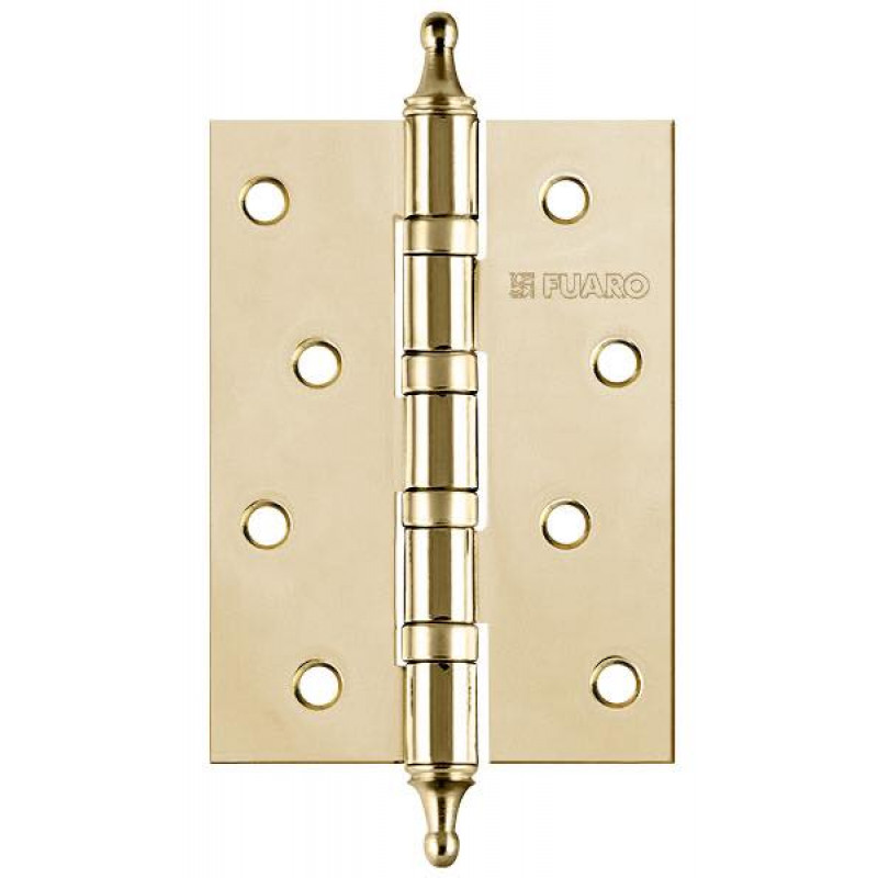 FUARO - Петля Fuaro (Фуаро) универсальная IN4400UA-BL PB (4BB/A/BL 100x75x2,5) латунь БЛИСТЕР
