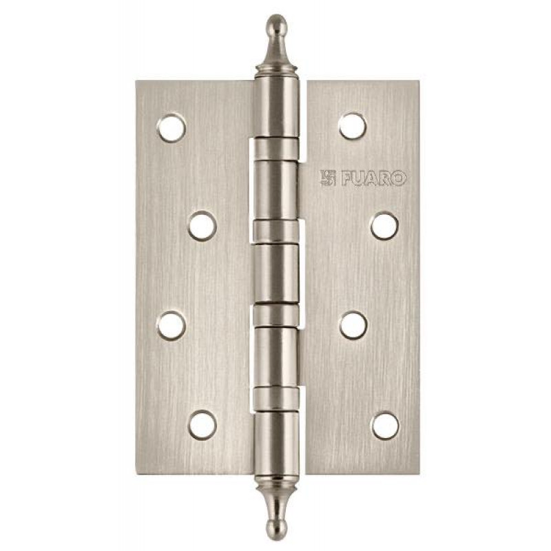FUARO - Петля Fuaro (Фуаро) универсальная IN4400UA-BL SN (4BB/A/BL 100x75x2,5) мат. никель БЛИСТЕР