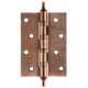 FUARO - Петля Fuaro (Фуаро) универсальная IN4400UA-BL АС (4BB/A/BL 100x75x2,5) медь БЛИСТЕР