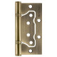 FUARO - Петля Fuaro (Фуаро) универсальная без врезки IN4500W-BL AB (500-2BB/BL 100x2,5) бронза БЛИСТЕР
