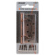 FUARO - Петля Fuaro (Фуаро) универсальная без врезки IN4500W-BL AB (500-2BB/BL 100x2,5) бронза БЛИСТЕР
