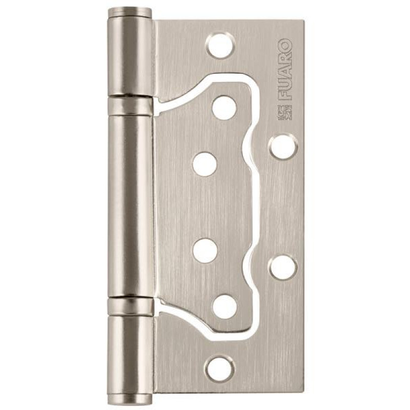 FUARO - Петля Fuaro (Фуаро) универсальная без врезки IN4500W-BL SN (500-2BB/BL 100x2,5) мат. никель БЛИСТЕР