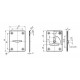 FUARO - Накладка Fuaro (Фуаро) на сувальдный замок ESC.S-lift+S/K.set (ESC081/082) хром (2шт.)