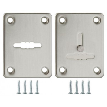 Накладка Fuaro (Фуаро) на сувальдный замок ESC.S-lift+S/K.set (ESC081/082) мат.никель (2шт.)