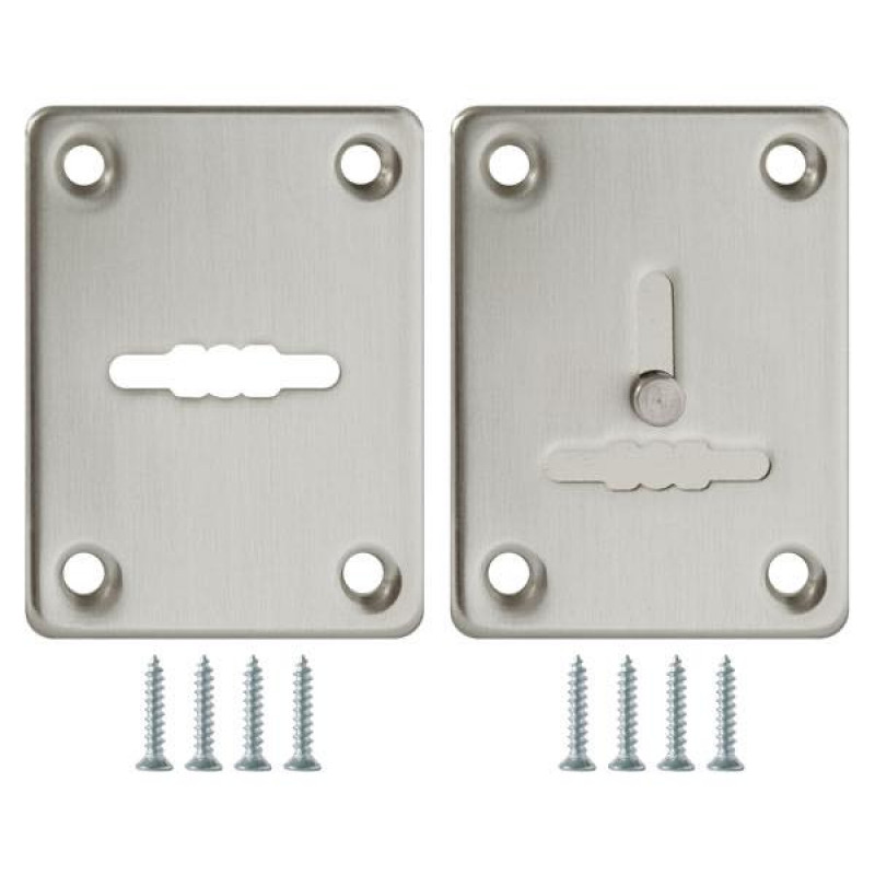 FUARO - Накладка Fuaro (Фуаро) на сувальдный замок ESC.S-lift+S/K.set (ESC081/082) мат.никель (2шт.)