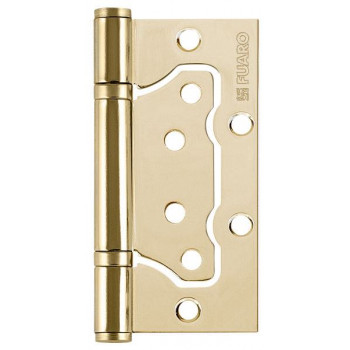 Петля Fuaro (Фуаро) универсальная без врезки IN4500W PB (500-2BB 100x2,5) латунь