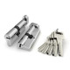 FUARO - Цилиндровый Fuaro (Фуаро) механизм (R602/90) R6002Knob90(45+10+35) CP хром 5Key с вертушкой