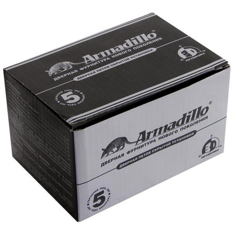 ARMADILLO - Петля Armadillo (Армадилло) скрытой установки U3D4200R AB правая (Architect 3D-ACH 40) бронза 40 кг