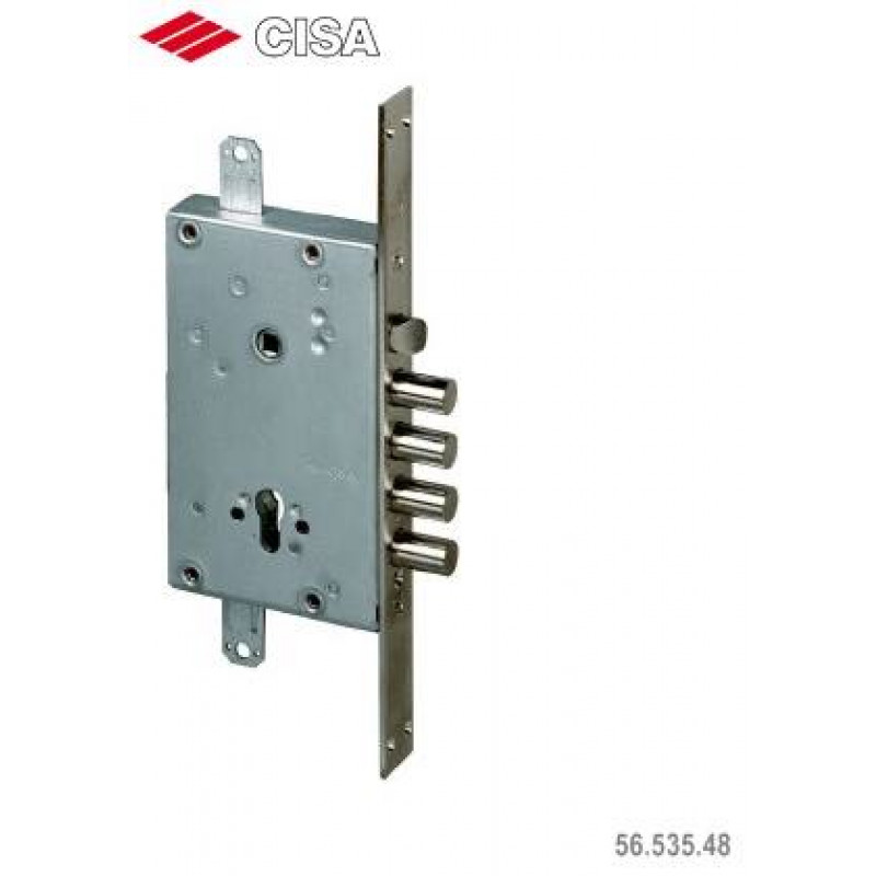 CISA - Корпус Cisa (Чиза) врезного замка с защёлкой REVOLUTION PRO 56.535.48 (тех. упаковка)