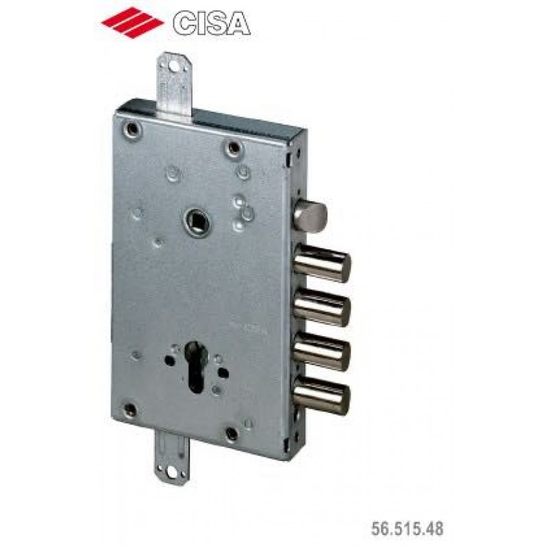 CISA - Корпус Cisa (Чиза) врезного замка с защёлкой REVOLUTION PRO 56.515.48 (тех. упаковка)