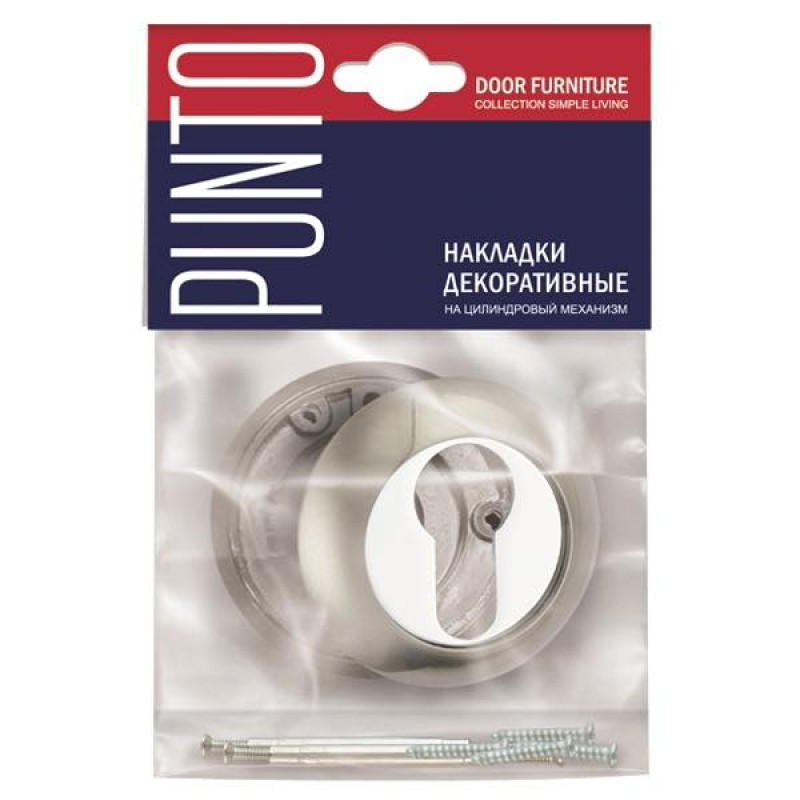 PUNTO - Накладка Punto (Пунто) под цилиндр ET.R.TL54 (ET TL) CFB-18 кофе глянец