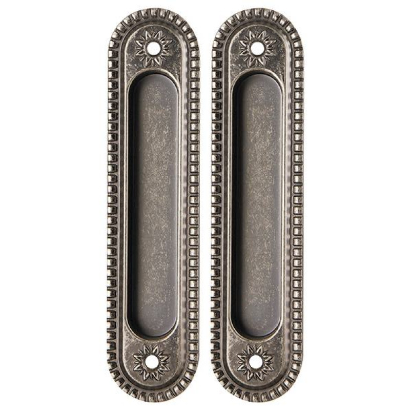 ARMADILLO - Ручка Armadillo (Армадилло) для раздвижных дверей SH.CL152.010 (SH010/CL) AS-9 античное серебро
