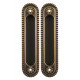 ARMADILLO - Ручка Armadillo (Армадилло) для раздвижных дверей SH.CL152.010 (SH010/CL) BB-17 коричневая бронза
