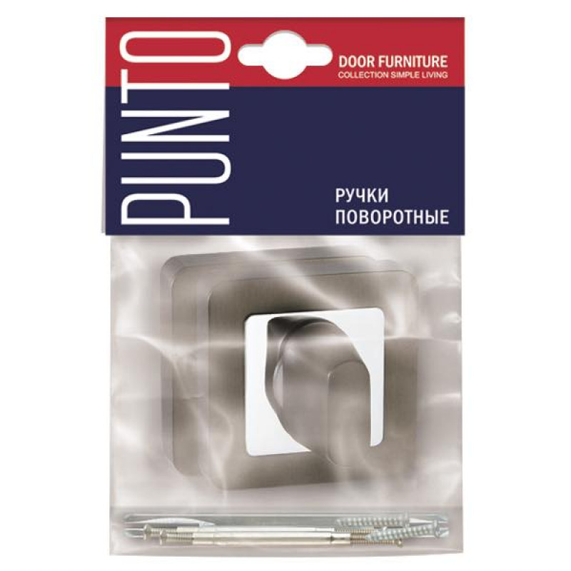 PUNTO - Ручка Punto (Пунто) поворотная BK6.K.QR52 (BK6 QR) GR/CP-23 графит/хром
