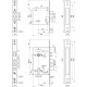 BORDER - Комплект Border (Бордер) врезных замков BORDER Grand 2 (ЗВ8-8Г/15, ЗВ4-3/85Г), 5 кл. /87310+79048/