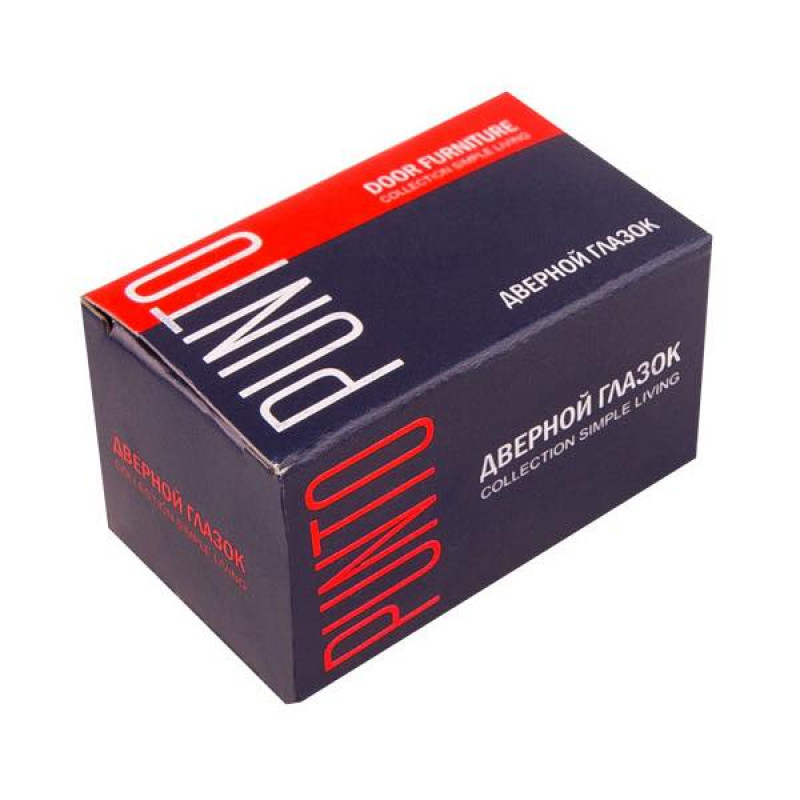 PUNTO - Глазок Punto (Пунто) дверной, оптика пластик DV-1/60-35/P (DVP1/NEW) CP хром