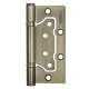 PUNTO - Петля Punto (Пунто) универсальная без врезки IN4200W WAB (200-2B 100x2,5) мат. бронза